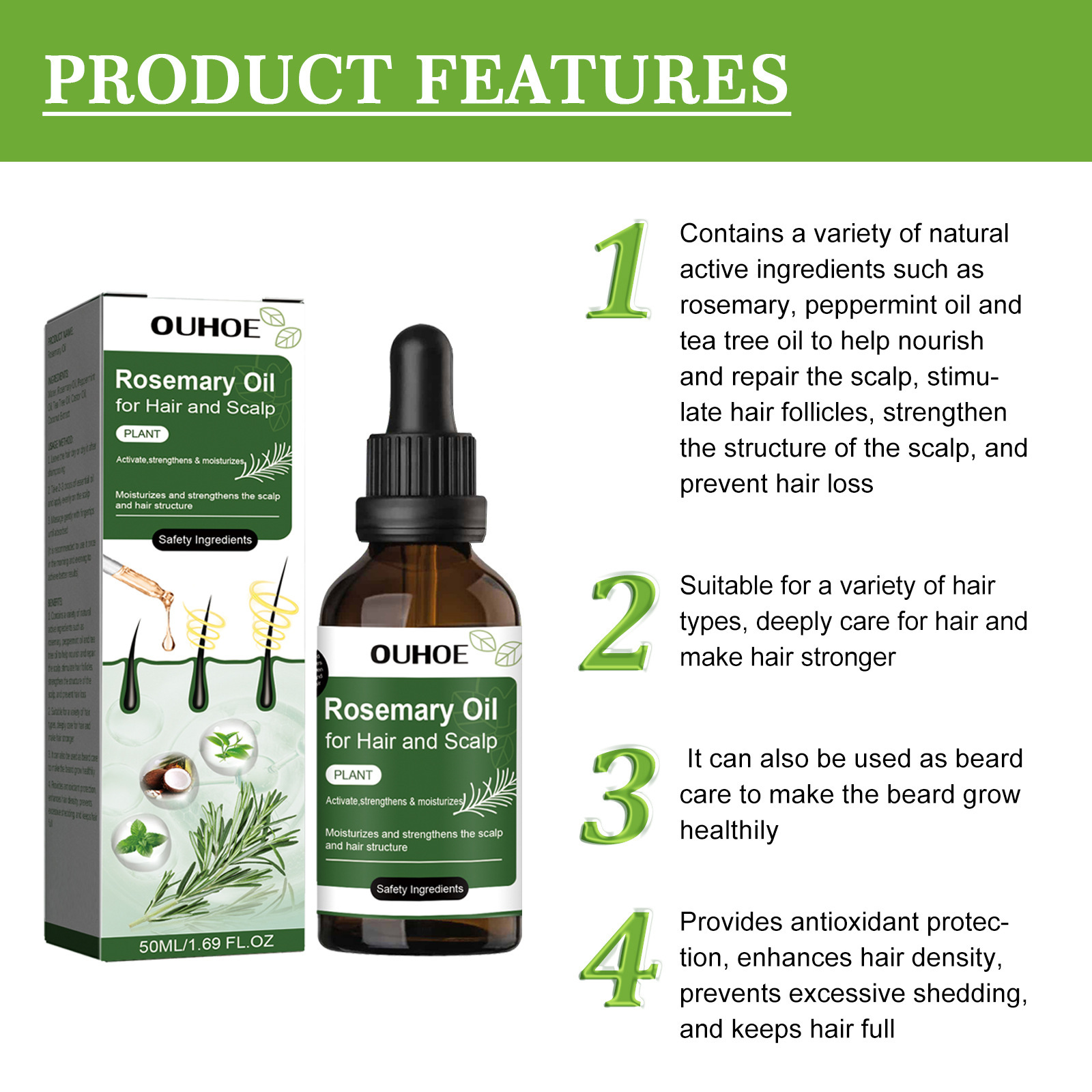 Ouhoe Hair Growth Oil Product description 2